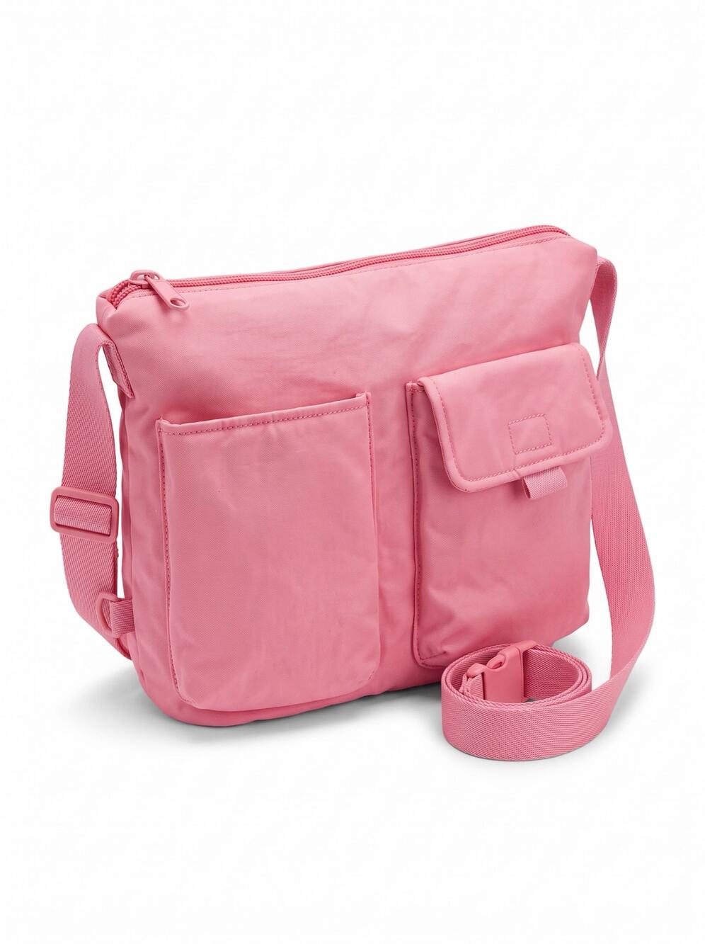 Vera Bradley Pink Utility Adjustable Crossbody  Everyday Travel Bag